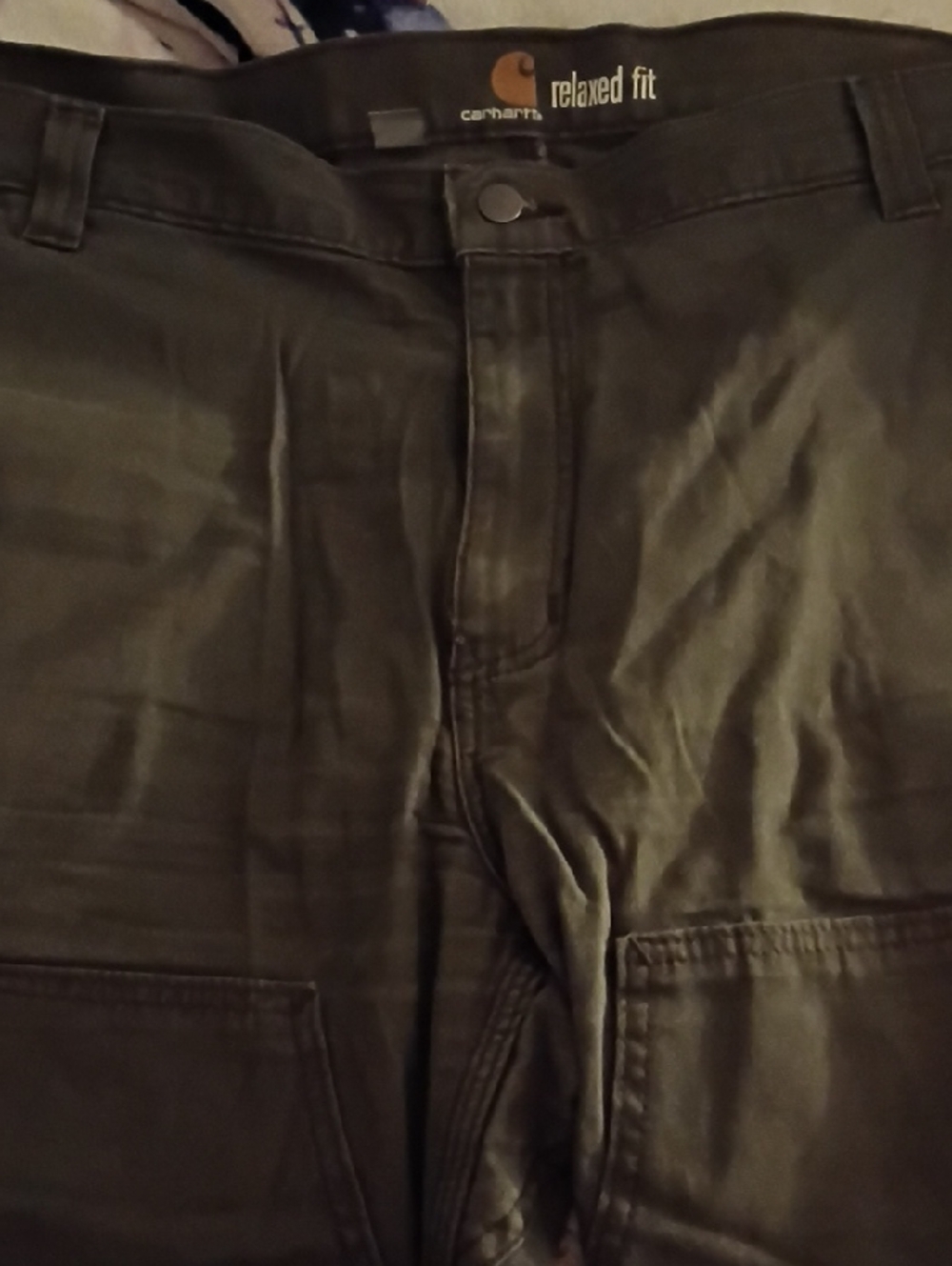 Carhartt Men’s Cargo Pants in Army Green - Relaxed Fit